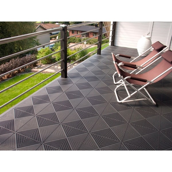 Mats Inc Bergo Unique Garage Tile 14 9 X 14 0