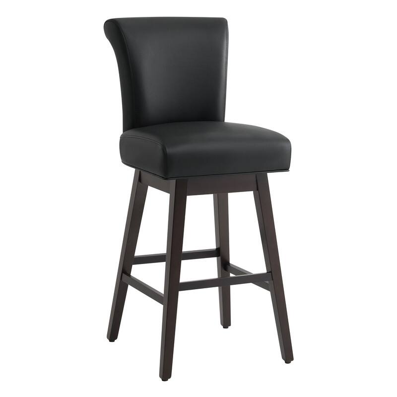 Spruce & Spring Noah Upholstered 26-inch Counter Height Swivel Barstool Set