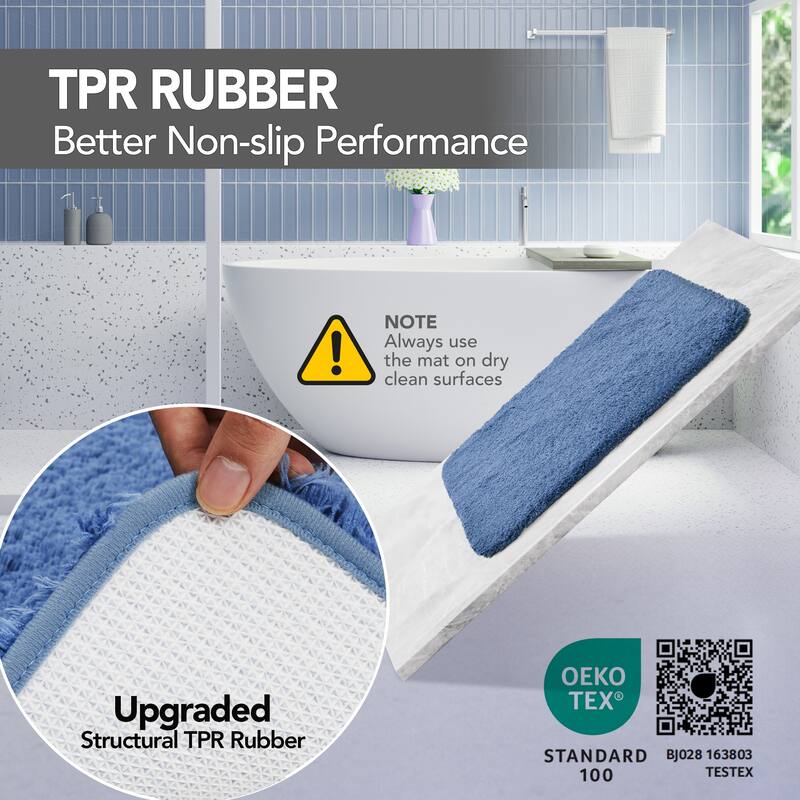 Deconovo Super Absorbent & Thick Bath Mat Rugs (1 PC)