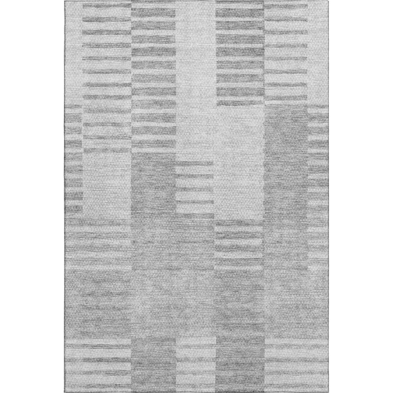 Premium Washable Super Soft Stripe Geo Mayfield Rug
