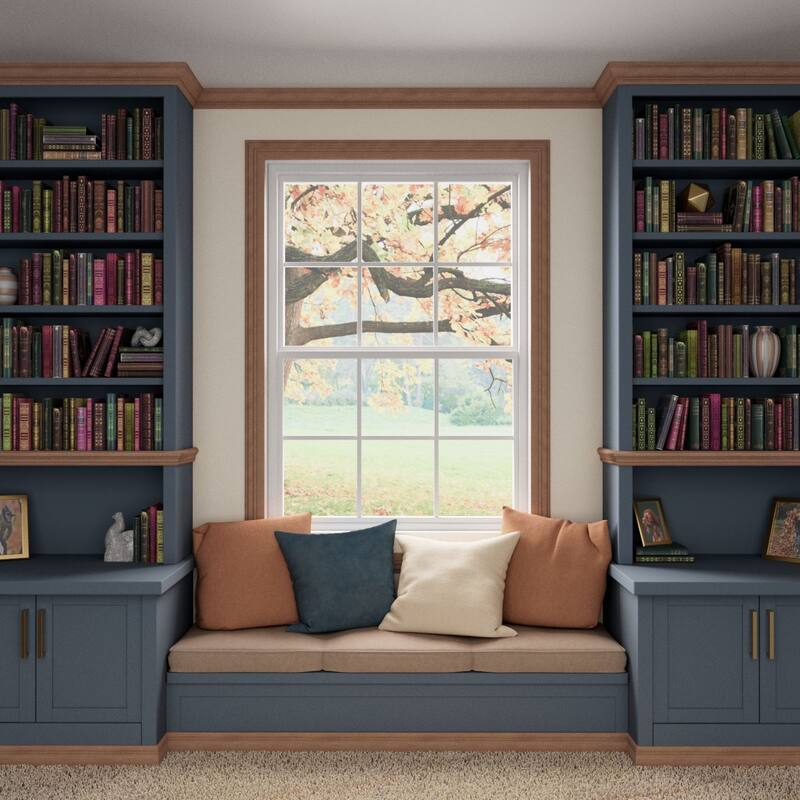 WM392 1-in D x 2-3/8-in W x 96-in L Americraft Solid Hardwood Stain Grade Chair Rail Moulding