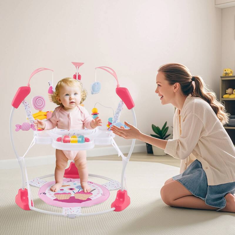 Costway Baby Stationary Activity Center Infant Jumper with Removable - See Details