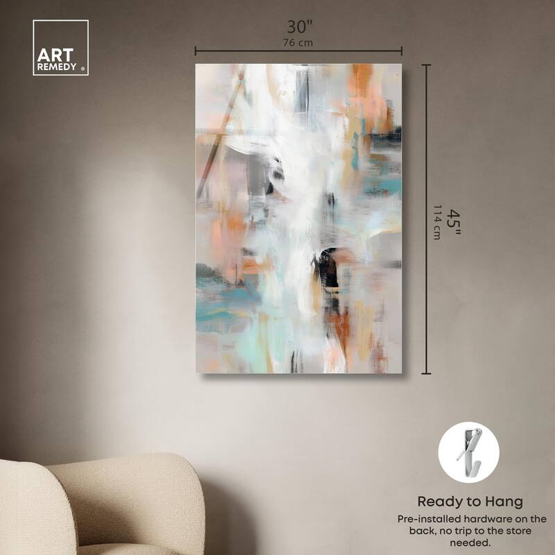 Gilded Mist Acrylic by Art Remedy, Ready to Hang