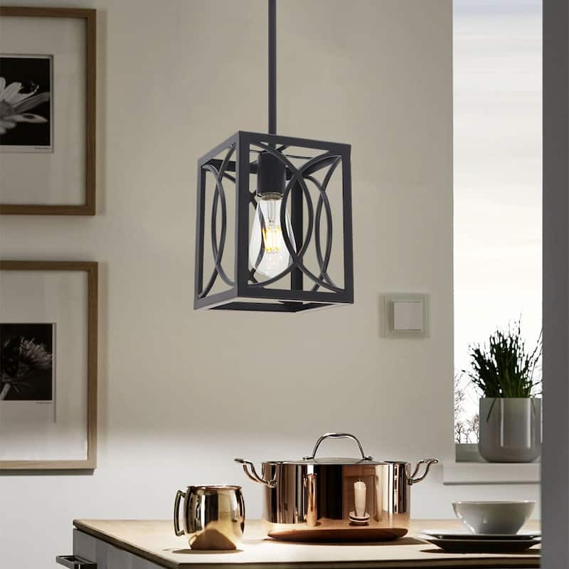 Black Farmhouse Chandelier Pendant Light Fixtures