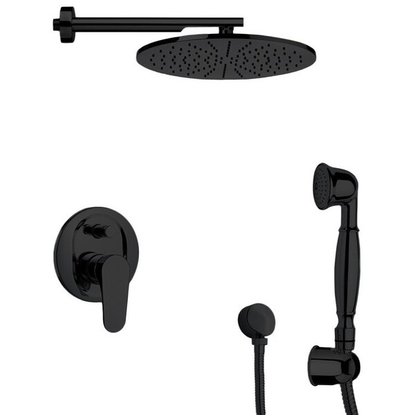 Nameeks SFH6504 Remer Shower System with Multi Function Rain Shower Head, Hand Shower, Hand Shower Holder, and Rough In