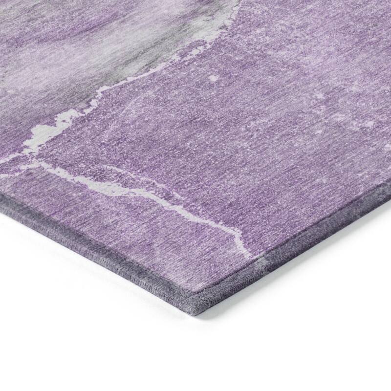 Gami Modern Art-Inspired Weather Resistant Blended Style Runner Outdoor Rug