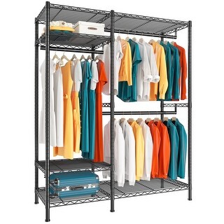 Clothes Rack Heavy Duty Clothing Rack Load 700LBS Clothing Racks for ...