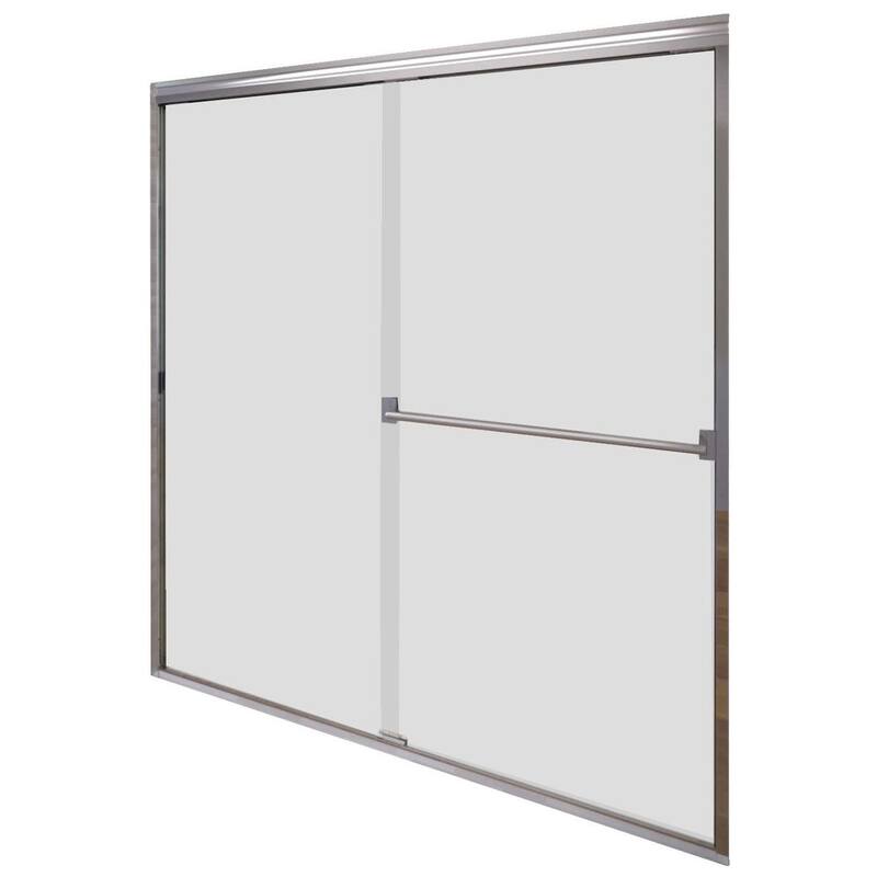 Basco Classic 65-1/2" High x 40" Wide Bypass Framed Shower Door with