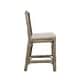 preview thumbnail 27 of 67, Natural Rattan Handmade Chippendale Cushioned Bar Stool by East at Main