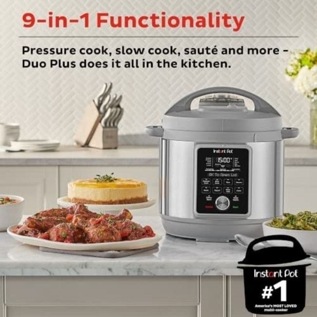 Instant Pot Duo Plus 6 Quart Stainless Steel
