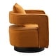 preview thumbnail 13 of 42, Accent Open Back Chair Modern Comfy Sofa Chair With Base, Club Chair Leisure Arm Chair For Lounge