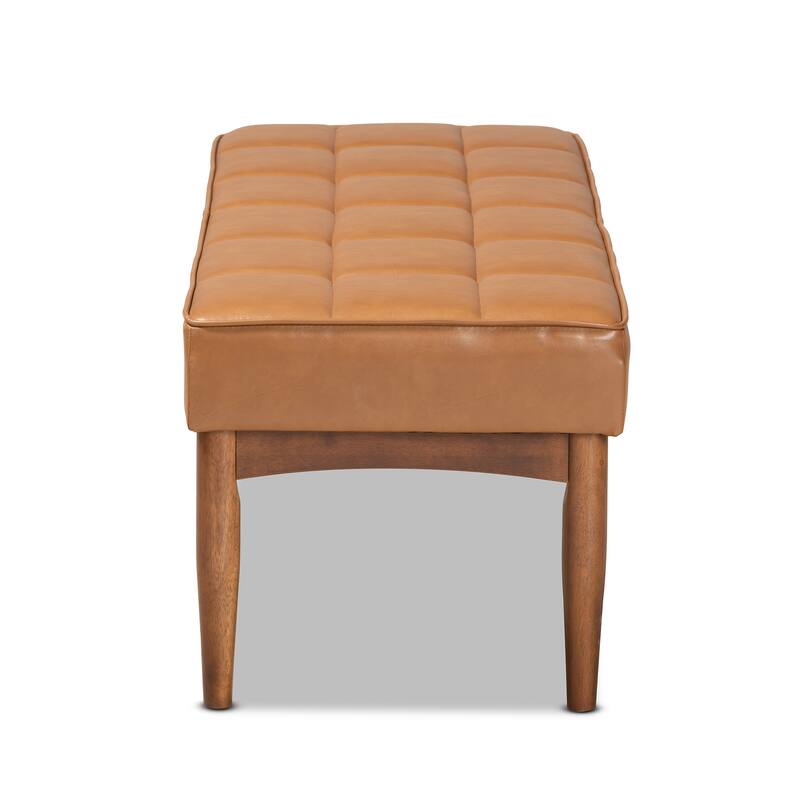 Sanford Mid-Century Modern Dining Bench