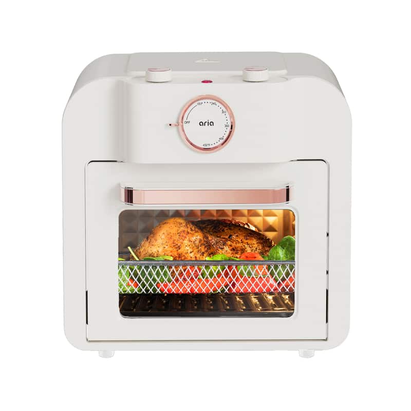 Aria 16QT Retro Air Fryer Toaster Oven