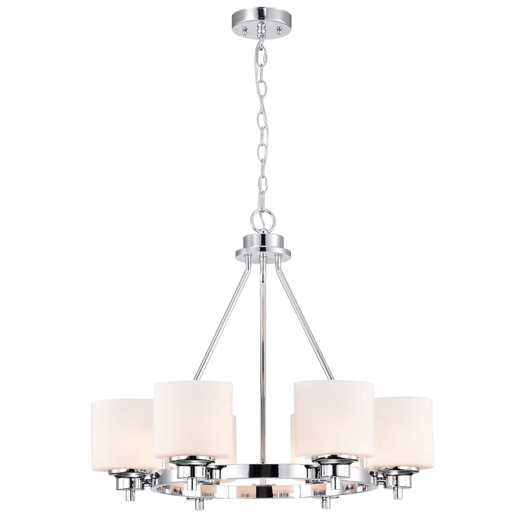Transitional 6-light Chandleier