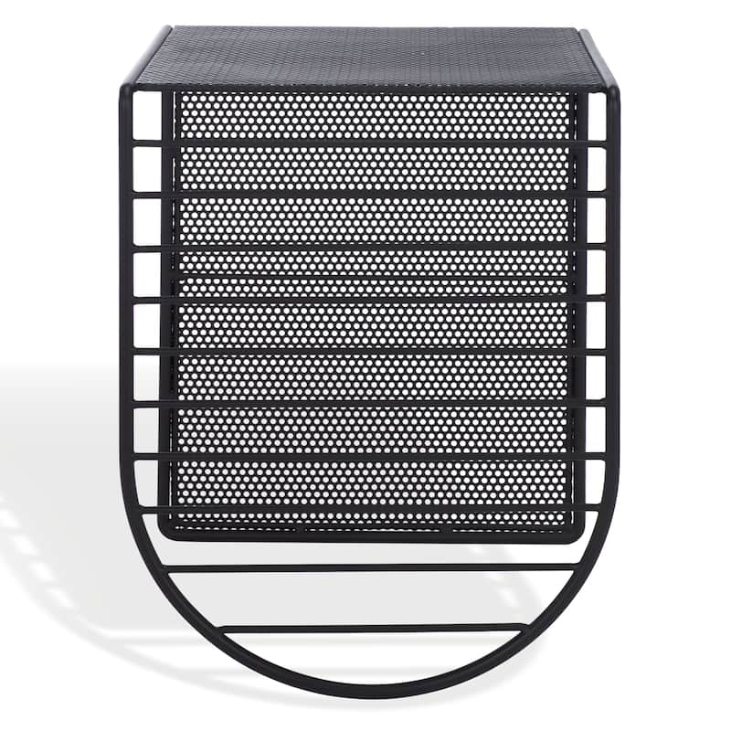 SAFAVIEH Couture Viktoria Metal Accent Table, Fully Assembled - 18"W x 16"D x 20"H