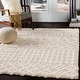 preview thumbnail 2 of 45, Livabliss Newton Geometric Moroccan Trellis Shag Area Rug 10' x 14' - Beige