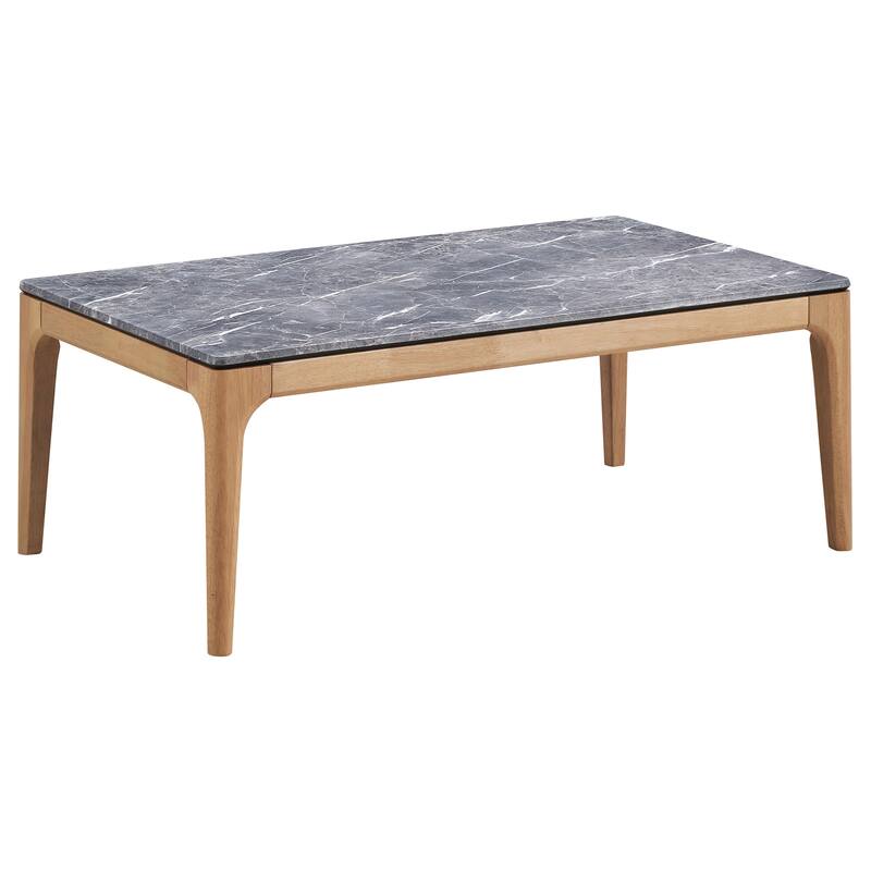 Polaris Rectangular SmartTop Coffee Table Grey and Light Oak - Laminate - Grey
