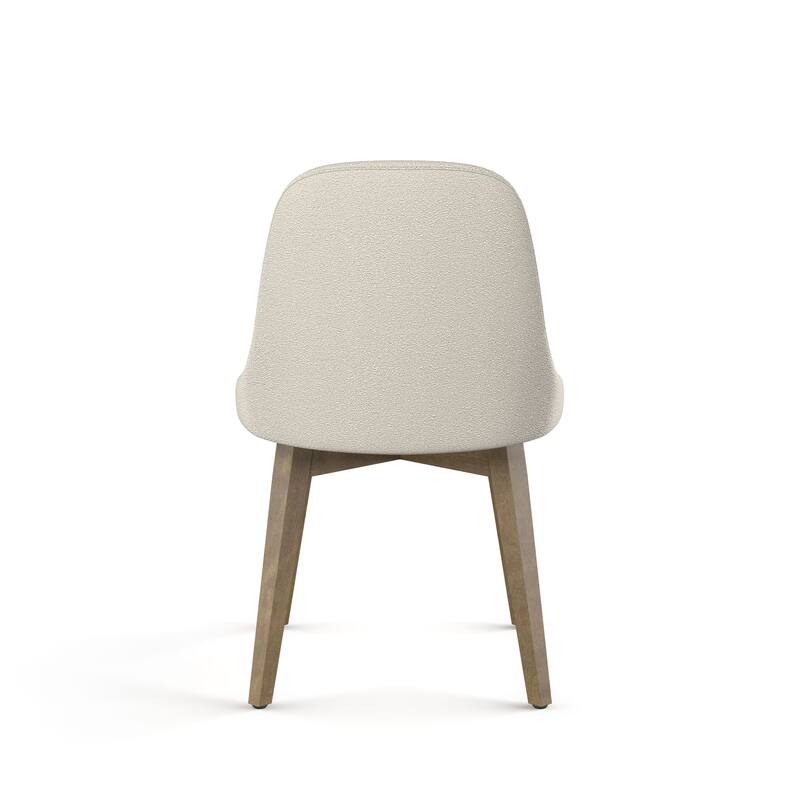 Amisco Hadley Upholstered Dining Chair with Solid Wood Legs