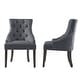 preview thumbnail 14 of 13, Benchwright II Tufted Wingback Chairs (Set of 2) by iNSPIRE Q Bold