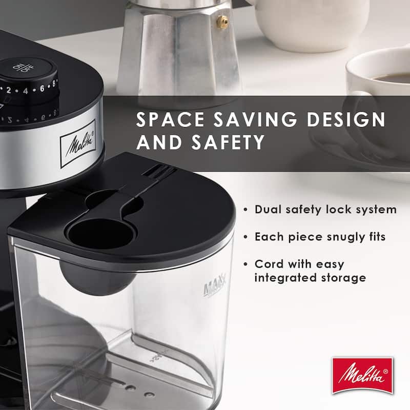 Melitta Molino Whole Bean Flat Burr Grinder