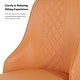 preview thumbnail 14 of 55, Modern PU Leather Upholstered Dining Chair Set - 17.72" x 17.32" x 35.63"(L x W x H)