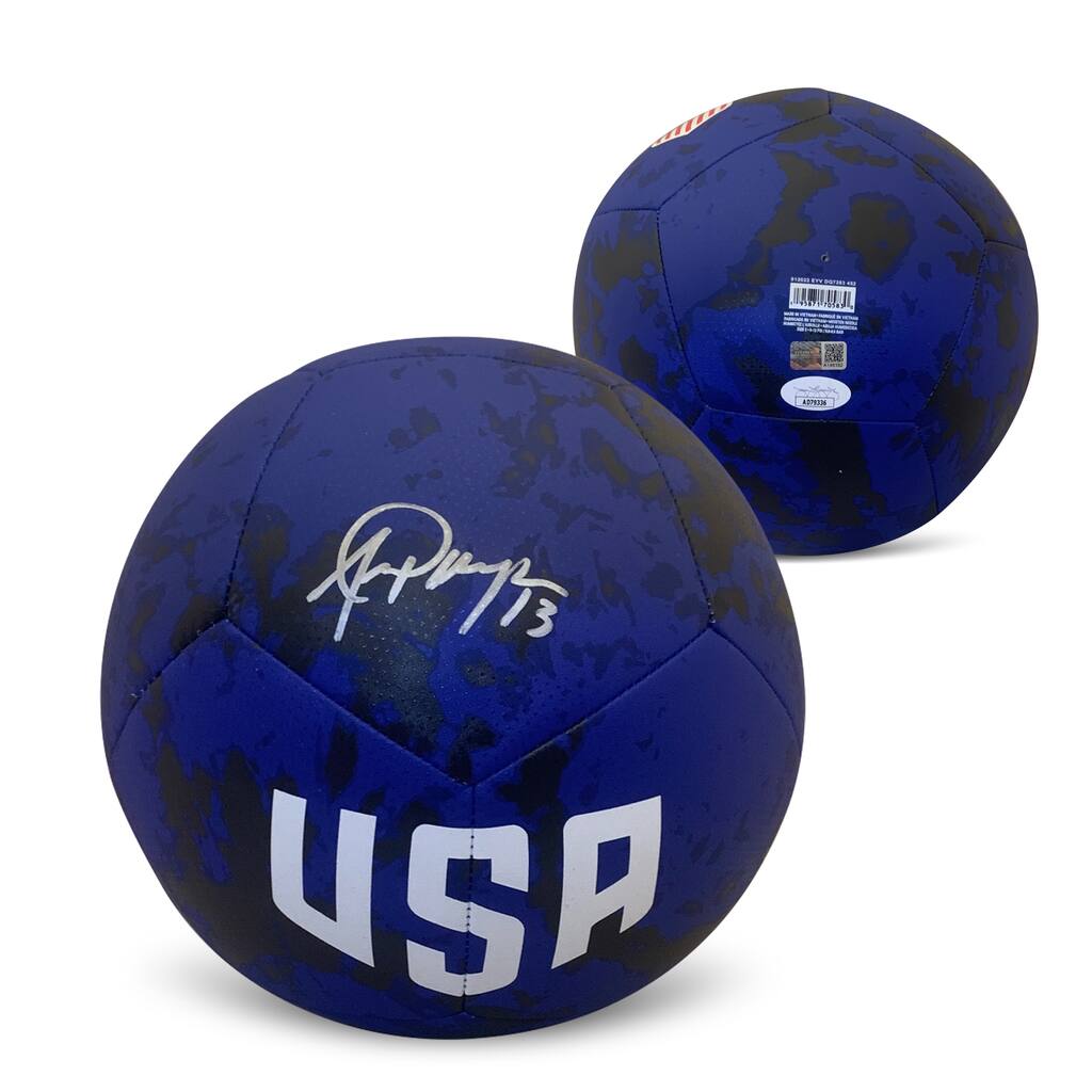 Alex Morgan Autographed USA Womens National Team USWNT Signed World Cup Soccer Ball JSA COA - 8'6" x 11'6"