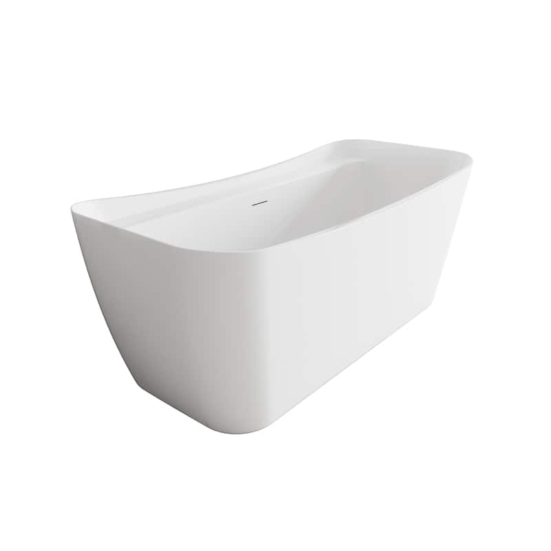 Haley Soaking Bathtub in Glossy White