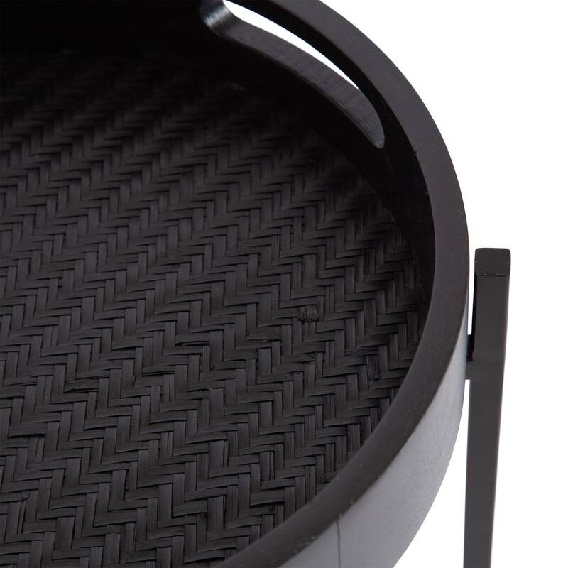 Kate and Laurel Smita Round Tray Table