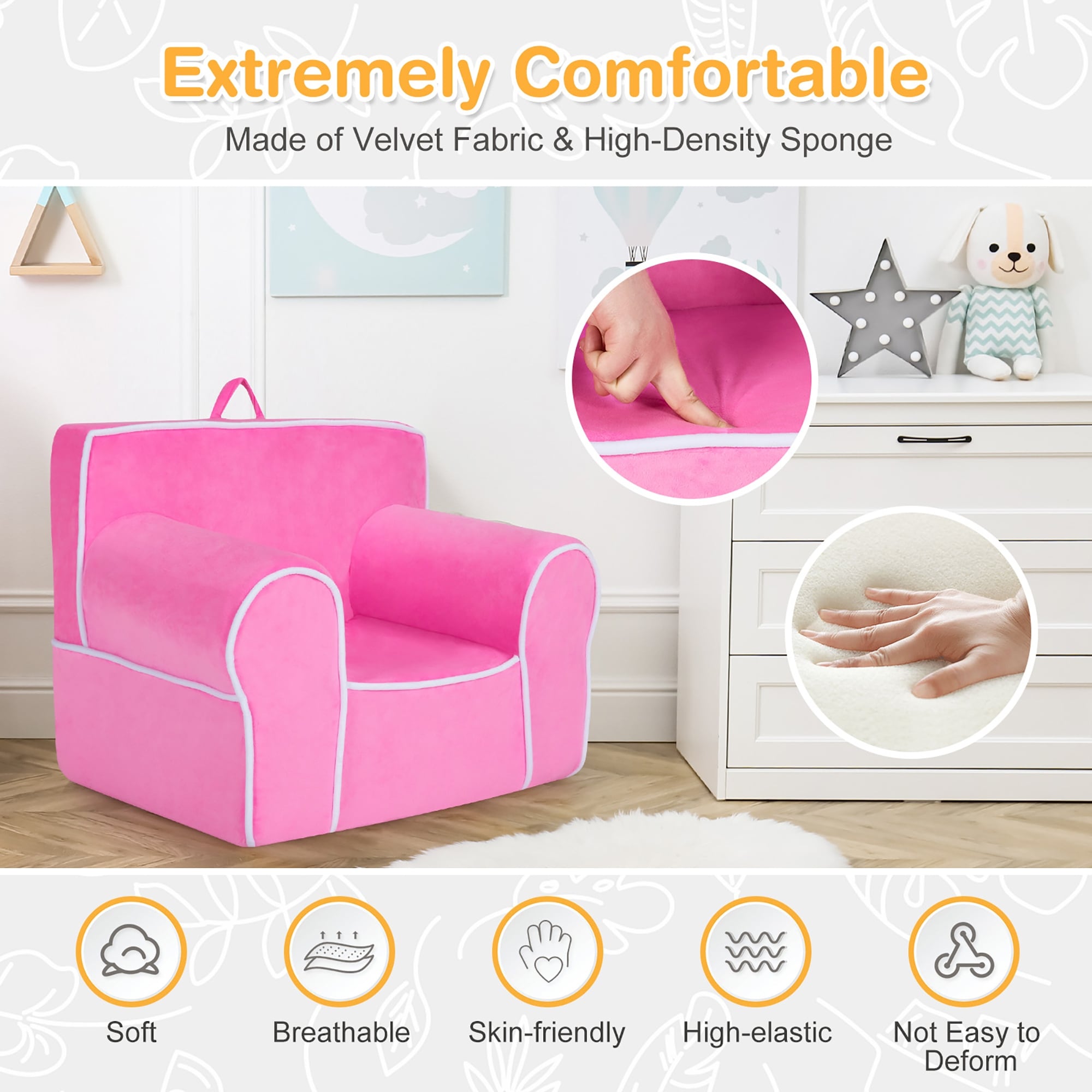 Children's on sale foam armchair