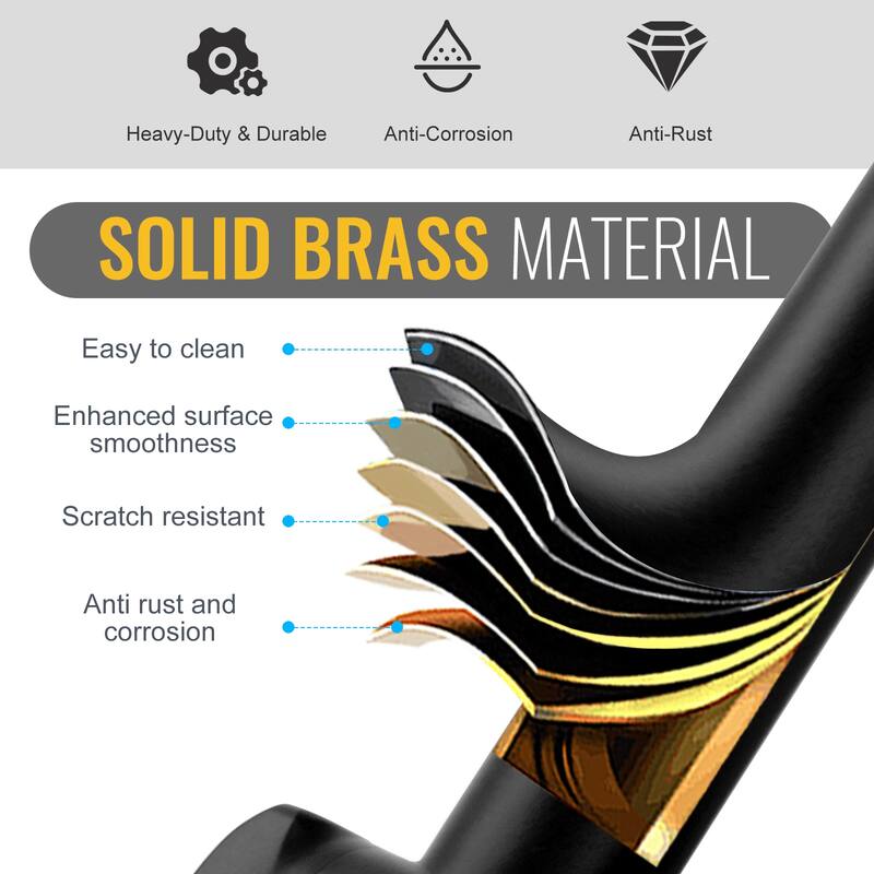 WOWOW Modern Foldable Filling Faucet with Dual-Joint Swivel Arm