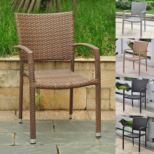 Outdoor faux sales wicker chairs