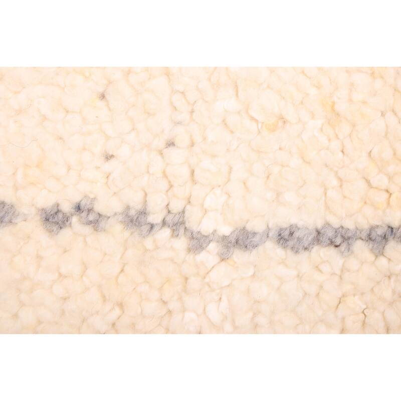 ECARPETGALLERY Hand-knotted Looma Cream Wool Rug - 8'3 x 10'2