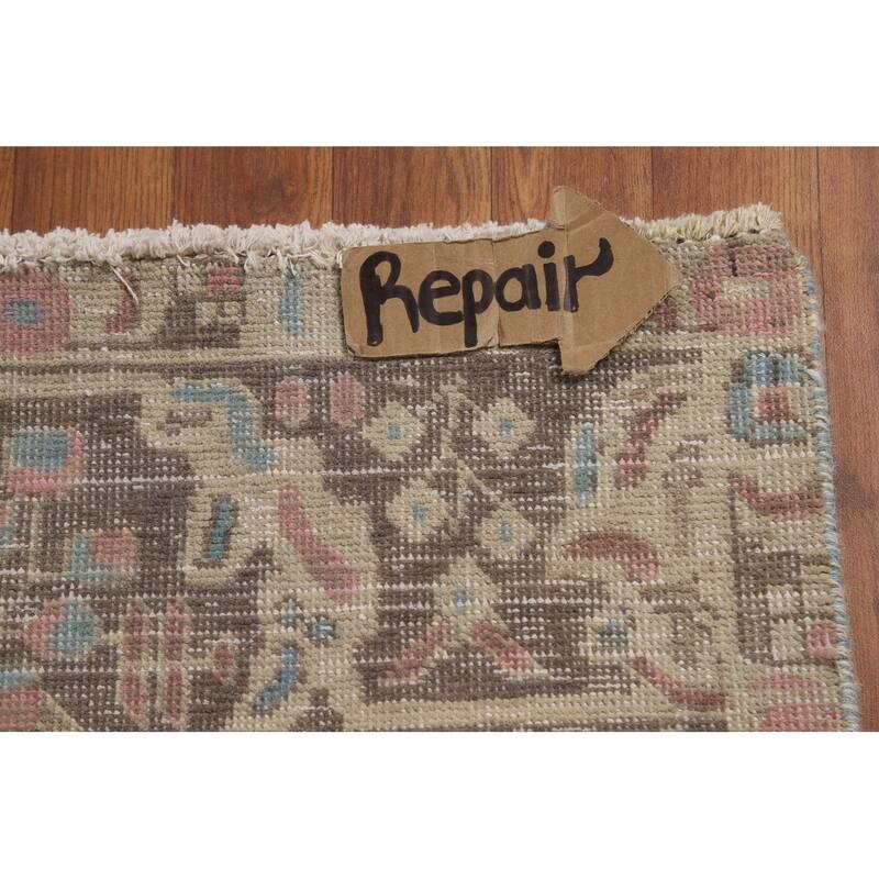Medallion Tabriz Persian Area Rug Hand-Knotted Bedroom Wool Carpet - 6'4"x 9'3"