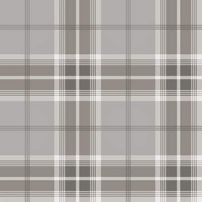Advantage Sala Neutral Plaid Wallpaper