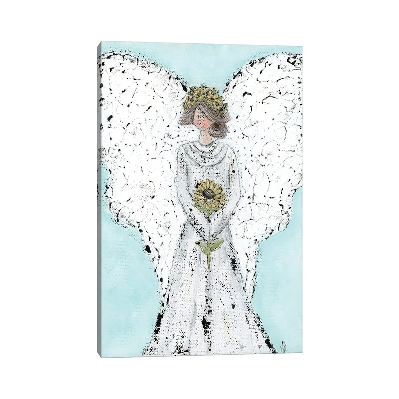 iCanvas "Sunflower Angel" by Ashley Bradley Canvas Print