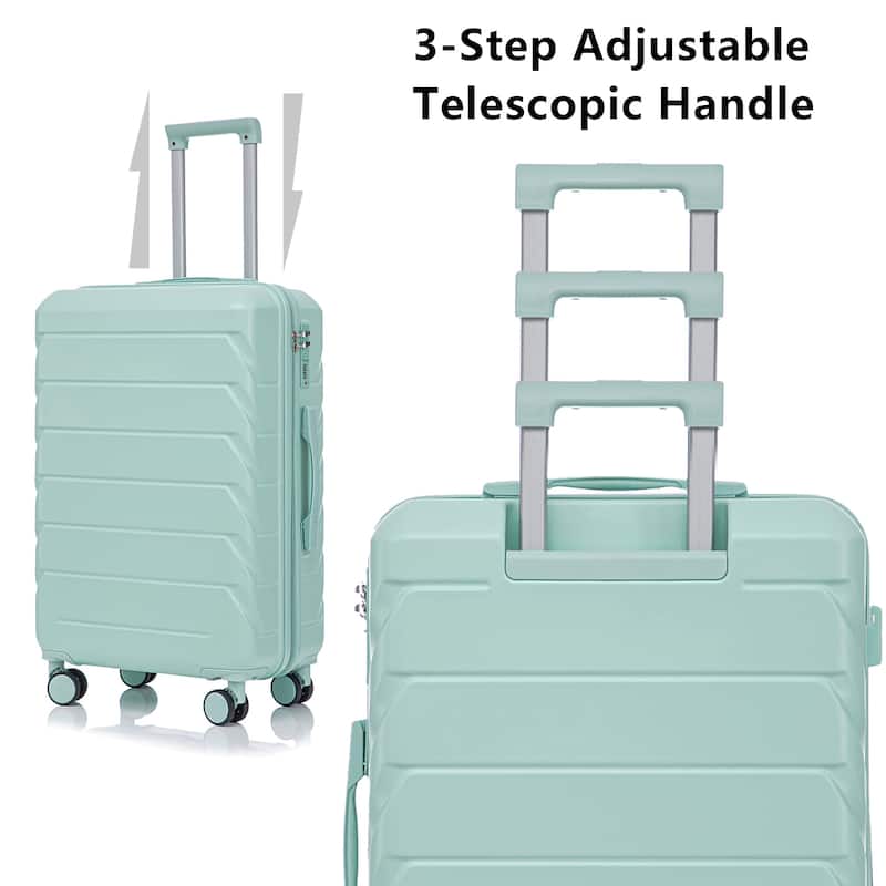 Three pcs/set in ABS Spinner Wheel Luggage