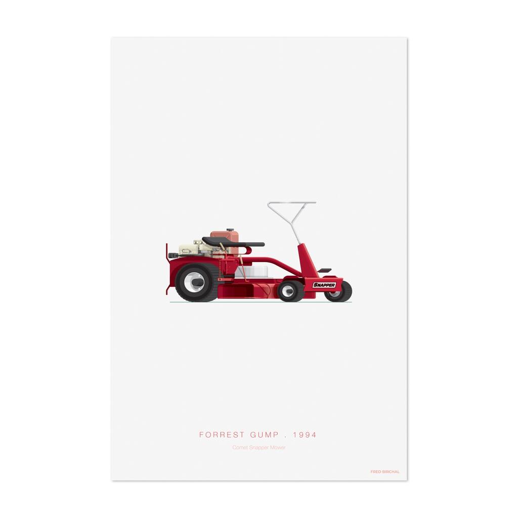 Forrest Gump Comet Snapper Mower Digital TV Movies Art Print/Poster