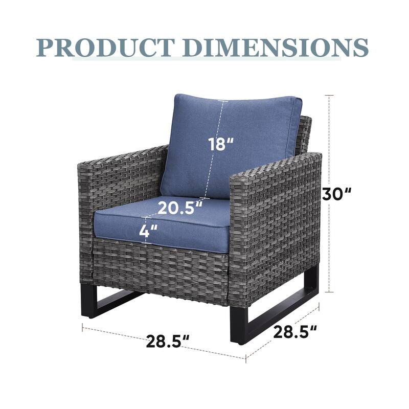 Patio Chairs Wicker Patio Dining Chairs Set of 2