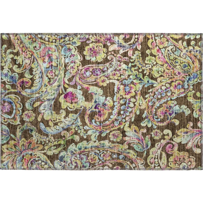 Premium Washable Super Soft Paisley Mayfield Rug