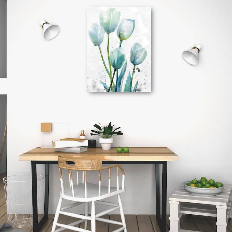 Tulip Gathering II By Studio Arts Canvas Art Print