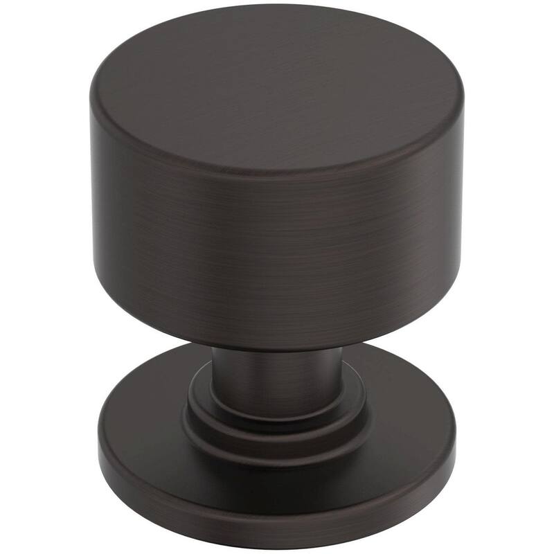 Amerock BP37492 Balon 1-1/8" Smooth Mushroom Cabinet Knob - Oil Rubbed Bronze