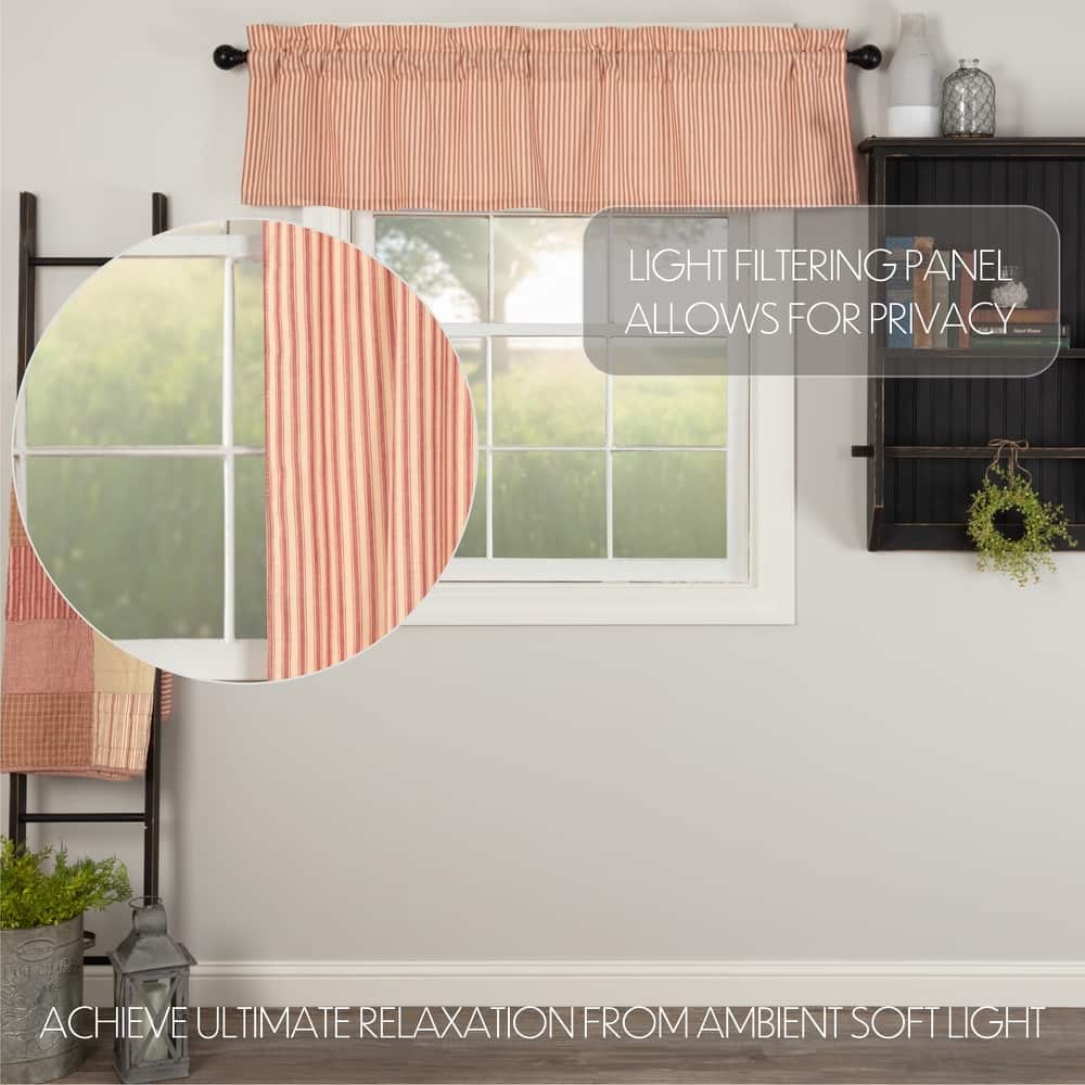 Sawyer Mill Ticking Stripe Valance