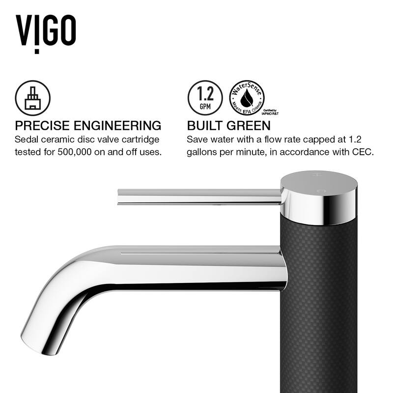 Vigo VGT2028 Giralda Gothic 16" L x 11" W x 10" H Oval Concrete Vessel - Chrome