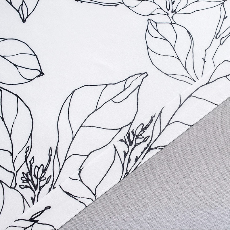 Carson Carrington Tappet Sketch Tie Up Blackout Window Curtain