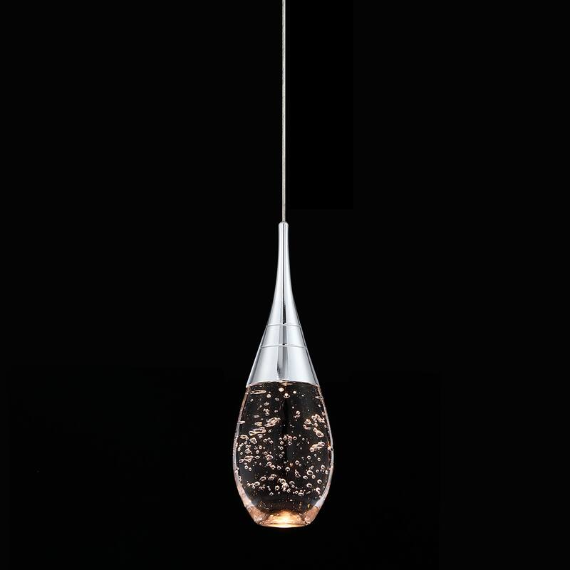 Modern 1-Light Dimmable Pendant Light Fixture for Kitchen Island