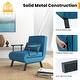 preview thumbnail 10 of 17, Costway Folding 5 Position Convertible Sleeper Bed Armchair Lounge