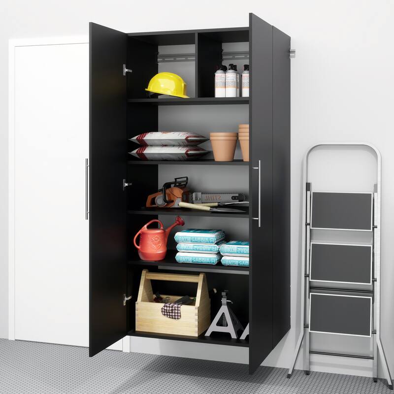 Prepac 36" HangUps Large Storage Cabinet Shelves and Doors