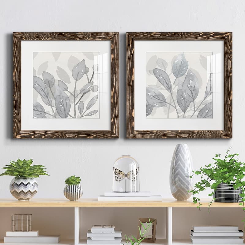 Shadow Leaves I-Premium Framed Print - Ready to Hang