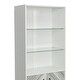 preview thumbnail 6 of 7, Nestfair Modern Sideboard Storage Cabinet with Open Shelves - 68 in. H
