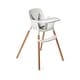 preview thumbnail 3 of 3, Peg Perego Poke High Chair - Modern and Easy to Clean Polar (White & Gold)